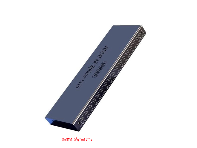 Bộ Chia HDMI 16 Cổng Unitek V137A - Giải Ph&aacute;p Truyền Tải H&igrave;nh Ảnh 4K Sắc N&eacute;t Cho Hệ Thống Lớn